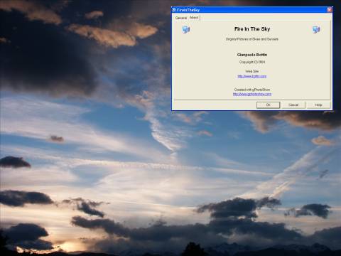 Windows 7 Fire In The Sky Screen Saver 1.1 full